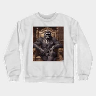 Gorilla- Cyberpunk Elegant Gorilla for Poster, Arts and T-Shirts Crewneck Sweatshirt